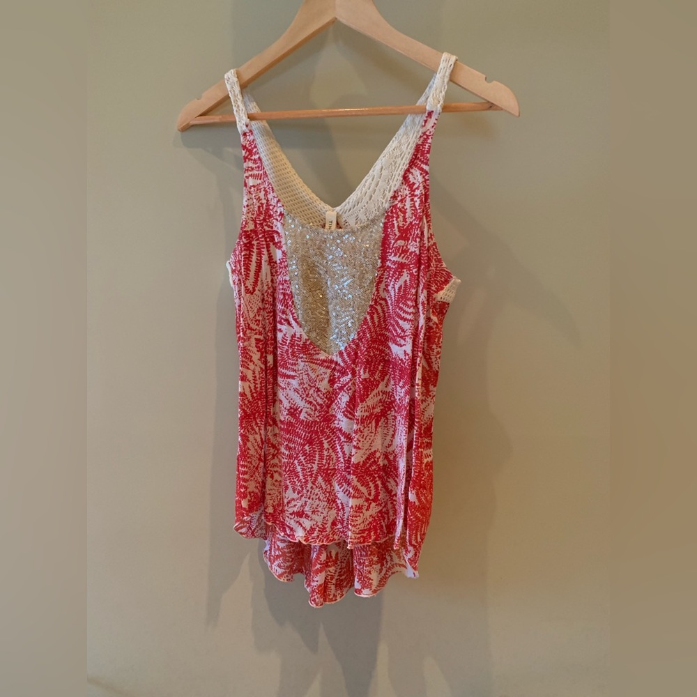 Tiny By Anthropologie Pattern, Sequin And Crochet… - image 1